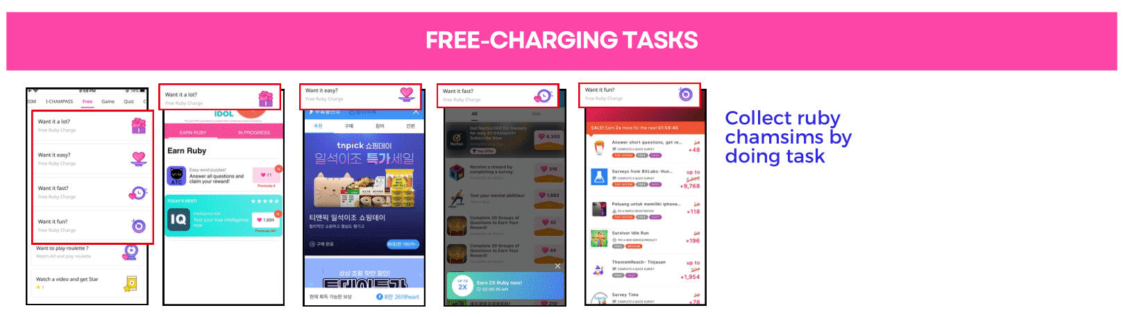 6. Doing missions (games etc)